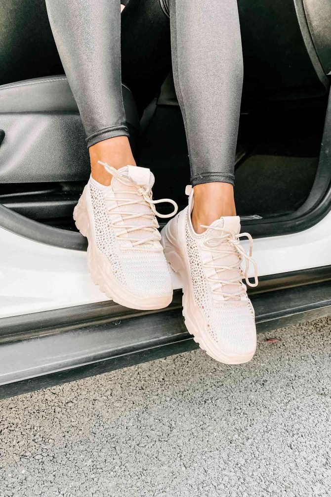 Touch Of Sparkle Chunky Rhinestone Sneakers (Rose Gold Rhinestone) ?? NanaMacs - Image 2